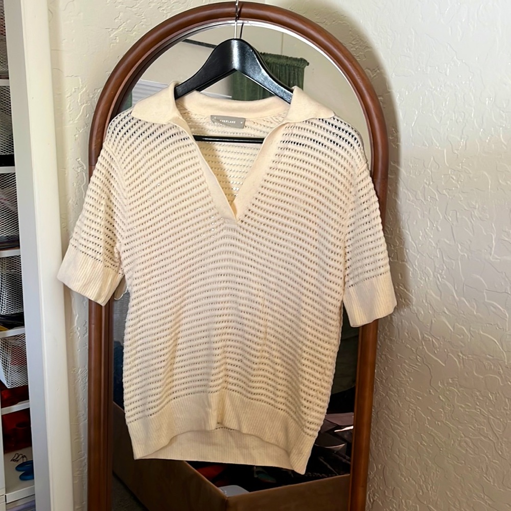 Everlane cream sweater.